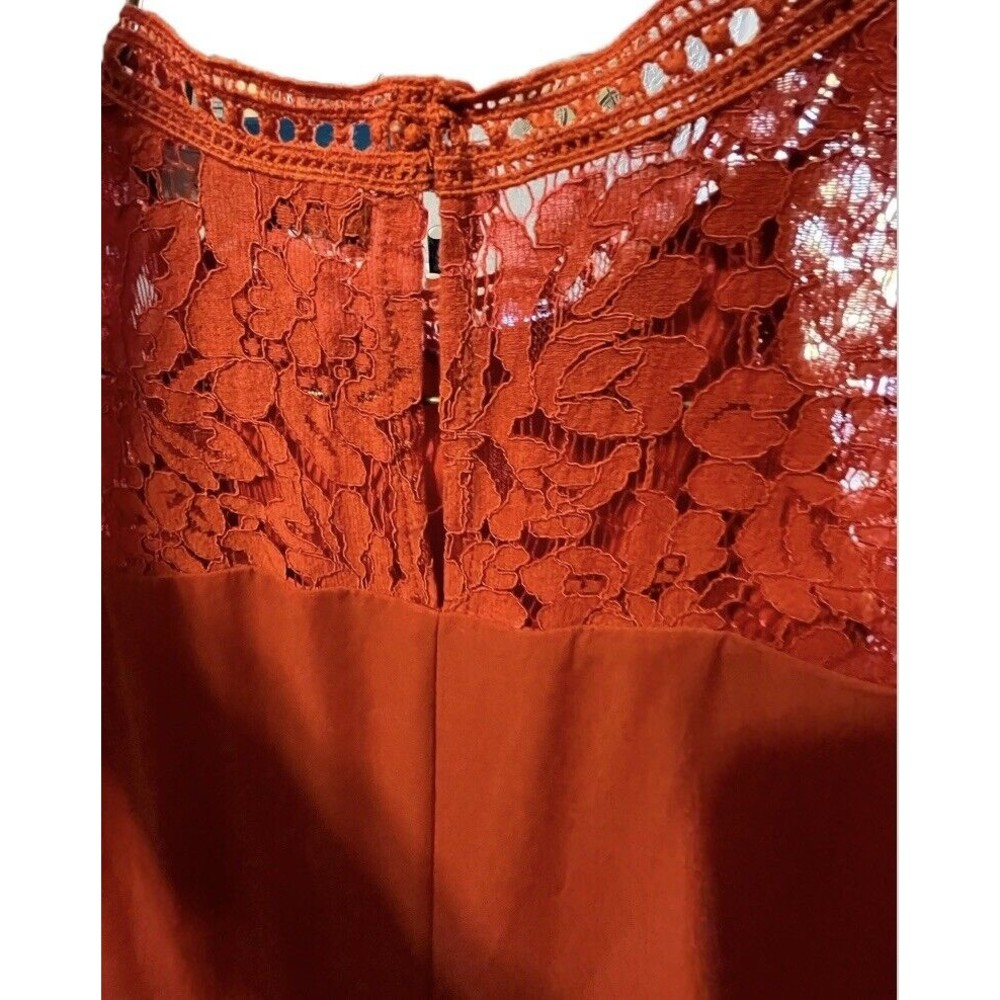 NWT Strut & Bolt Dress Women's Size Small Terracotta‎ Orange Lace - Picture 7 of 8